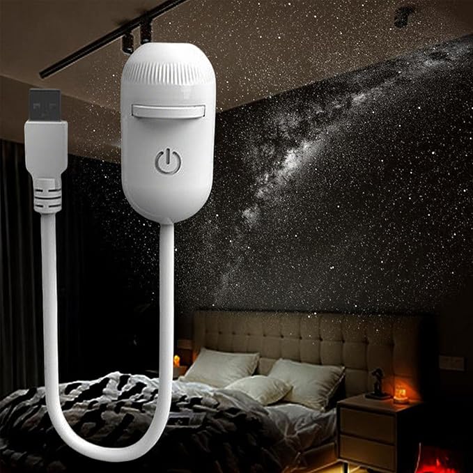 Star Projector Nightlight for Kids – Portable Bedroom Night Light